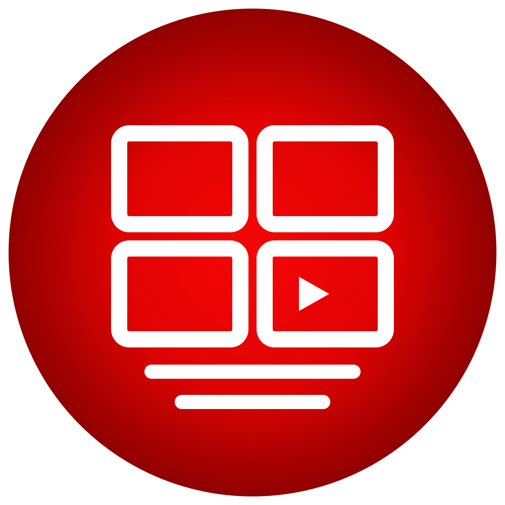 Content library and categories feature icon