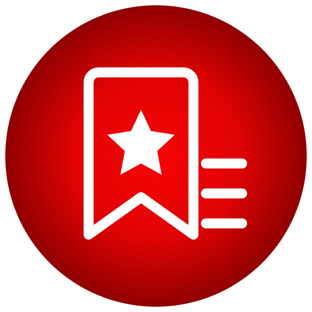 Watchlists and recommendations feature icon
