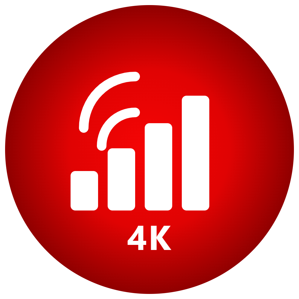 Streaming quality feature icon